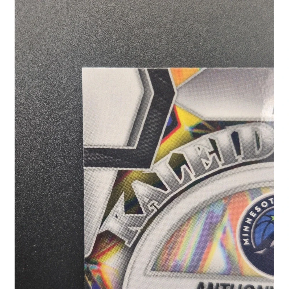 2024 Panini‎ Prizm Black Anthony Edwards #7  Kaleidoscopic Silver Prizm